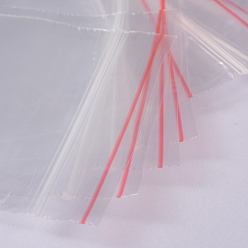 Clear Plastic Zip Lock Bags, Resealable Packaging Bags, Top Seal, Self Seal Bag, Rectangle, Clear, 12x8cm, Unilateral Thickness: 0.9 Mil(0.023mm)