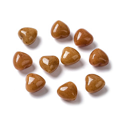 Красный Авантюрин Натурального красного бисера авантюрин, сердце, Алиса Блю, 14.5~15x14.5~15x8.5~9 мм, отверстие : 1 мм