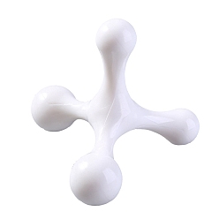 Белый Смоляные массажные шарики, 4-шар, массажные инструменты, белые, 90x90 мм