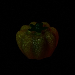 Тыква Украшения из светящейся смолы, украшения для дома, светится в темноте, тыква, 17x16~17x15 мм