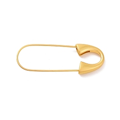 Матовый Золотой Цвет Латунная фурнитура для броши, контакты килт, долговечный, матовый золотой цвет, 53x19x5 мм