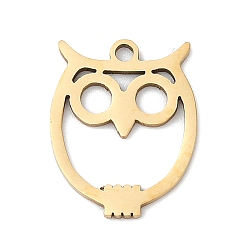 Настоящее золото 18K 201 подвески из нержавеющей стали, овальные амулеты, реальный 18 k позолоченный, 16x12.5x1 мм, отверстие : 1.4 мм