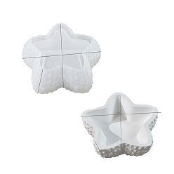 Морская звезда Силиконовые формы, формы для подсвечников, формы для литья гипсовой смолы, белые, морская звезда, 156x151x56 мм