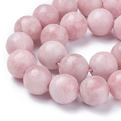 Pink Opal Natural Pink Opal Beads Strands, Grade AB, Round, 10mm, Hole: 1mm, about 38pcs/strand, 14.9 inch(38cm)