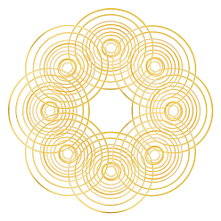 Золотой 140шт 10 латунные соединительные кольца, круглые кольца, золотые, 8~60x0.5~1 мм, внутренний диаметр: 6.5~58 мм