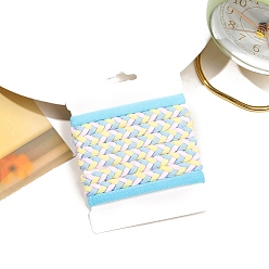 Светло-Голубой Связей ткани волос, аксессуары для волос для женщин и девочек, Небесно-голубой, 970 мм