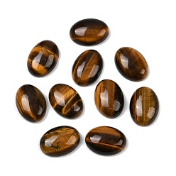 Тигровый глаз Кабошоны из камня, овальные, природных тигровый глаз, 18x13x5 мм