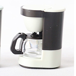 (404) Непрозрачное AB Кислое яблоко Мини пластиковая модель кофемашины, аксессуары для кукольного домика на кухне с микро-ландшафтом, притворяясь опорными украшениями, цветочный белый, 32x45 мм