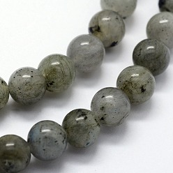 Labradorite Natural Labradorite Beads Strands, Round, 12mm, Hole: 1.2mm, about 32pcs/strand,  14.76 inch(37.5cm)