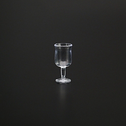 Прозрачный Мини пластиковый стаканчик, аксессуары для кукольного домика с микро-ландшафтом, притворяясь опорными украшениями, прозрачные, 8.8x18.5 мм, 10 шт / комплект