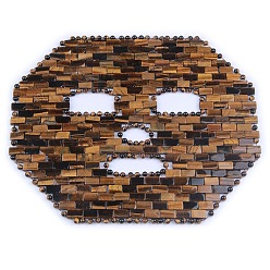 Тигровый глаз Натуральные маски для сна с тигровым глазом, инструменты для косметического массажа для охлаждающего массажера для лица, инструменты для медитации йоги, 240x290 мм