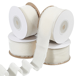 Льняное Полотно Бархатная лента рваный край ткань, для аксессуаров одежды, белье, 500x4x0.08 см