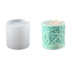 Белый Силиконовые формы для подсвечников своими руками, для изготовления ароматерапевтических подсвечников, формы для литья смолы, для уф-смолы, изготовление ювелирных изделий из эпоксидной смолы, белые, 87x89 мм