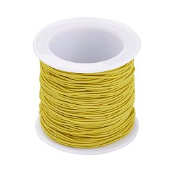 Yellow Elastic Cord, Yellow, 1mm, about 22.96 yards(21m)/roll