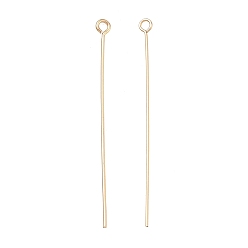 Real 14K Gold Filled 1/20 14Шипы с позолоченным покрытием, real 14 k золото заполнено, 38 мм, отверстие : 1.4 мм, 24 датчик