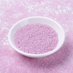 (RR3508) Прозрачный Бледно-розовый Блеск Миюки круглые бусины рокайль, японский бисер, 11/0, (rr 3508) прозрачный бледно-розовый блеск, 2x1.3 мм, отверстия : 0.8 mm, около 50000 шт / фунт