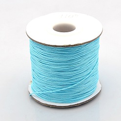 Светло-Голубой Импортировано нейлоновая нить, Небесно-голубой, 0.8 мм, Около 120 ярдов / рулон