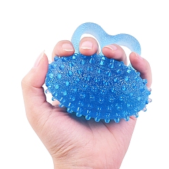 Васильковый Tpr массажные вспомогательные шарики, тренировка хвата, васильковый, 90x80x40 мм