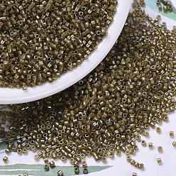 (DB0288) Шафран AB с Белой Подкладкой Бусины miyuki delica, цилиндр, японский бисер, 11/0, (дБ 0288) белый шафран, 1.3x1.6 мм, отверстия: 0.8 мм, около 10000 шт / мешок, 50 г / мешок