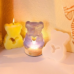 Bear DIY Silicone Candle Molds, For Silhouette Candle Making, Bear, 11.4x9x2.6cm