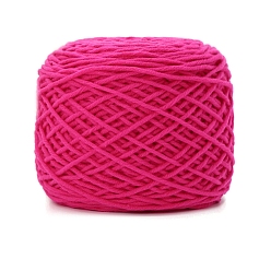Темно-Розовый Шерстяная пряжа, для одежды шарфы свитера шали шапки, темно-розовыми, 5 мм