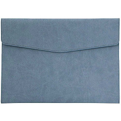 Васильковый 1Карманы для документов из искусственной кожи, прямоугольные, васильковый, 240x330 мм