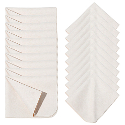 Желтая Старая Ткань  20 тряпка для чистки очков из замшевого волокна, прямоугольные, старое кружево, 175x148x0.4 мм