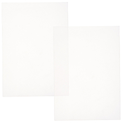 Белый Дым 2шт. прозрачный силиконовый коврик, защитная накладка на столешницу, антипригарная салфетка под тарелку, прямоугольные, серый, 207x146x1 мм