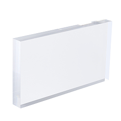 Rectangle Прозрачный акриловый реквизит для фотосъемки, для оформления фотофона, прозрачные, прямоугольные, 150x80x14.5 мм