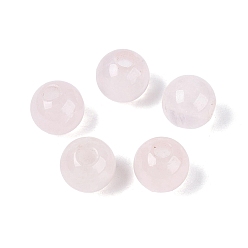 Rose Quartz Natural Rose Quartz Beads, Smooth Round, 10x9~9.5mm, Hole: 3mm