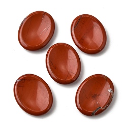 Red Agate Натуральный красный агат массажный камень, камень беспокойства большой палец, карманные пальмовые камни, для отдыха, боли, овальные, 45x35x8 мм