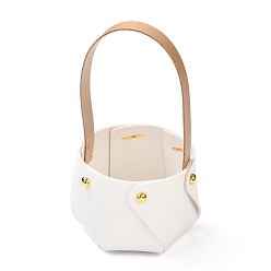 Белый Портативные наборы для изготовления конфет из искусственной кожи из искусственной кожи, с шипами, для упаковки свадебного подарка, белые, 22x20x0.2 см