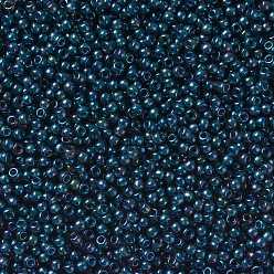 (385) Inside Color Aqua Mist TOHO Round Seed Beads, Japanese Seed Beads, (385) Inside Color Aqua Mist, 11/0, 2.2mm, Hole: 0.8mm, about 5555pcs/50g