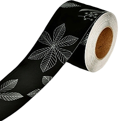 Черный Водостойкая и влагостойкая наклейка из ПВХ, чёрные, 52 мм