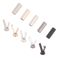 (52) Непрозрачная лаванда Аглеты из сплава для шнурков, шнурки на голове, разноцветные, 21 мм