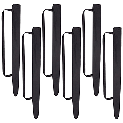 Черный 6шт. чехол для зонта из волокна, чёрные, 780x80x0.5 мм