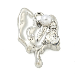 Самородки Подвески сплава cmолы, платина, самородки, 21.5x13.5x5 мм