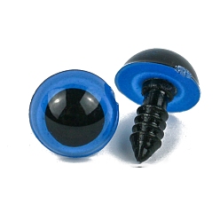 Королевский синий Пластиковые глаза куклы, ремесленные защитные глаза, с распоркой, для изготовления кукол, полукруглый, королевский синий, 14 мм