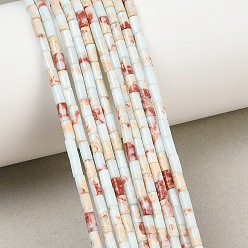 Shoushan Stone Synthetic Shoushan Stone Beads Strands, Column, 4x2mm, Hole: 0.8mm, about 102pcs/strand, 15.75''(40cm)