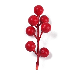 Other Fruits Рождественская тема пена имитация ягоды, с железной проволокой, для рождественского стола домашний декор, фрукты, 90x38x40 мм