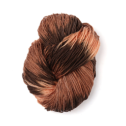 Разноцветный 4-слойная пряжа из акриловых волокон, для ткачества, вязание крючком, сегмент окрашенный, красочный, 0.3 мм