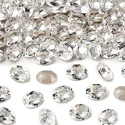 00030 Crystal Фантазийные кристаллы preciosa® maxima, чешский хрусталь, 435 12 601 овальный, срыв твердой мозговой оболочки, 00030 кристалл, 8x6 мм