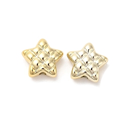 Золотой Пластиковые бусины ccb, звезда, золотые, 18.5x20.2x9.3 мм, отверстие : 3 мм