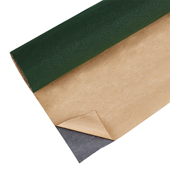 Морско-зеленый Самоклеящаяся флокированная ткань, поделки товары для рукоделия, цвета морской волны, 365x0.5 мм, 2.7 м / рулон