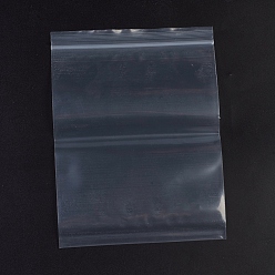 White Plastic Zip Lock Bags, Resealable Packaging Bags, Top Seal, Self Seal Bag, Rectangle, White, 20x15cm, Unilateral Thickness: 3.9 Mil(0.1mm), 100pcs/bag