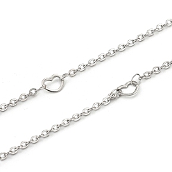 Нержавеющая Сталь Цвет Устойчивы к потускнению 304 цепи из нержавеющей стали, с 201 звеньями в форме сердца из нержавеющей стали, пайки, с катушкой, цвет нержавеющей стали, Сердце: 5x6x0.5 mm, ссылка: 2x1.5x0.5 mm, около 32.8 футов (10 м) / рулон