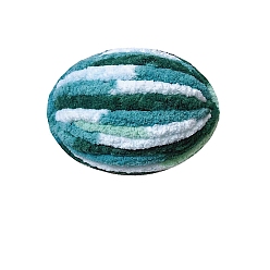 Темно-бирюзовый Супермягкая пряжа из полиэстера шенилл jumbo, для проектов украшения дома подушки-одеяла, сегмент окрашенный, темные бирюзовый, 20 мм, около 29.53 ярдов (27 м) / моток