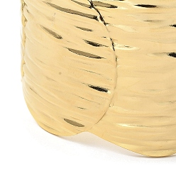 Doré  304 bracelets manchette larges en acier inoxydable, or, diamètre intérieur: 2-3/8 pouce (6.1 cm)