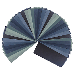 Black Sandpaper Polishing Abrasive Sanding Paper, Polishing Grinding Tools, Black, 91~99x200~231.5x0.1mm, 90sheets/set