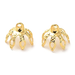 Золотой Латунная бусина, без свинца и без кадмия, золотые, 8x10.5 мм, отверстие : 1.2 мм